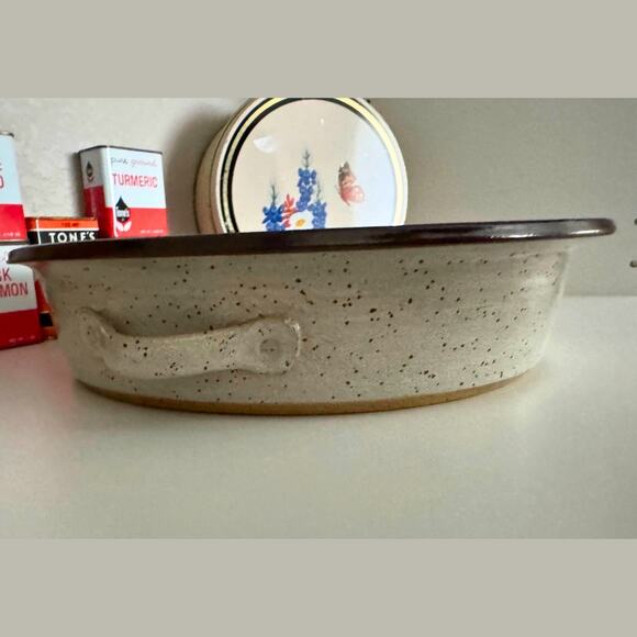 Vintage Hand-Thrown Studio Pottery Baking Dish – Signed Pali - Picture 3 of 8